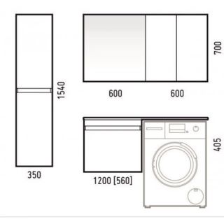 Пенал Corozo Альтаир 35см белый SD-00000504